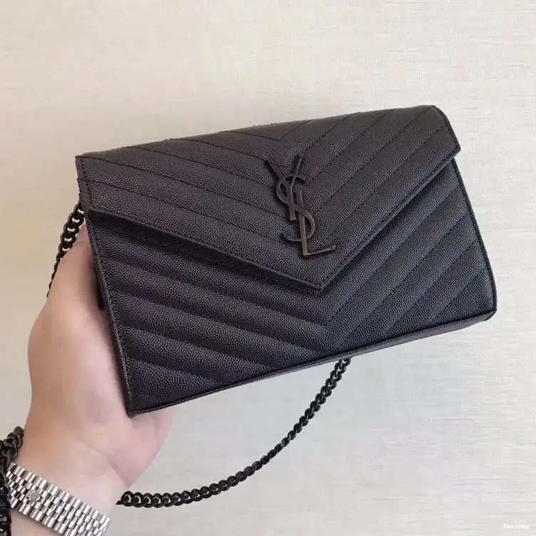 Repladies REP CASSANDRE WALLET YSL MATELASSÉ CHAIN 0618